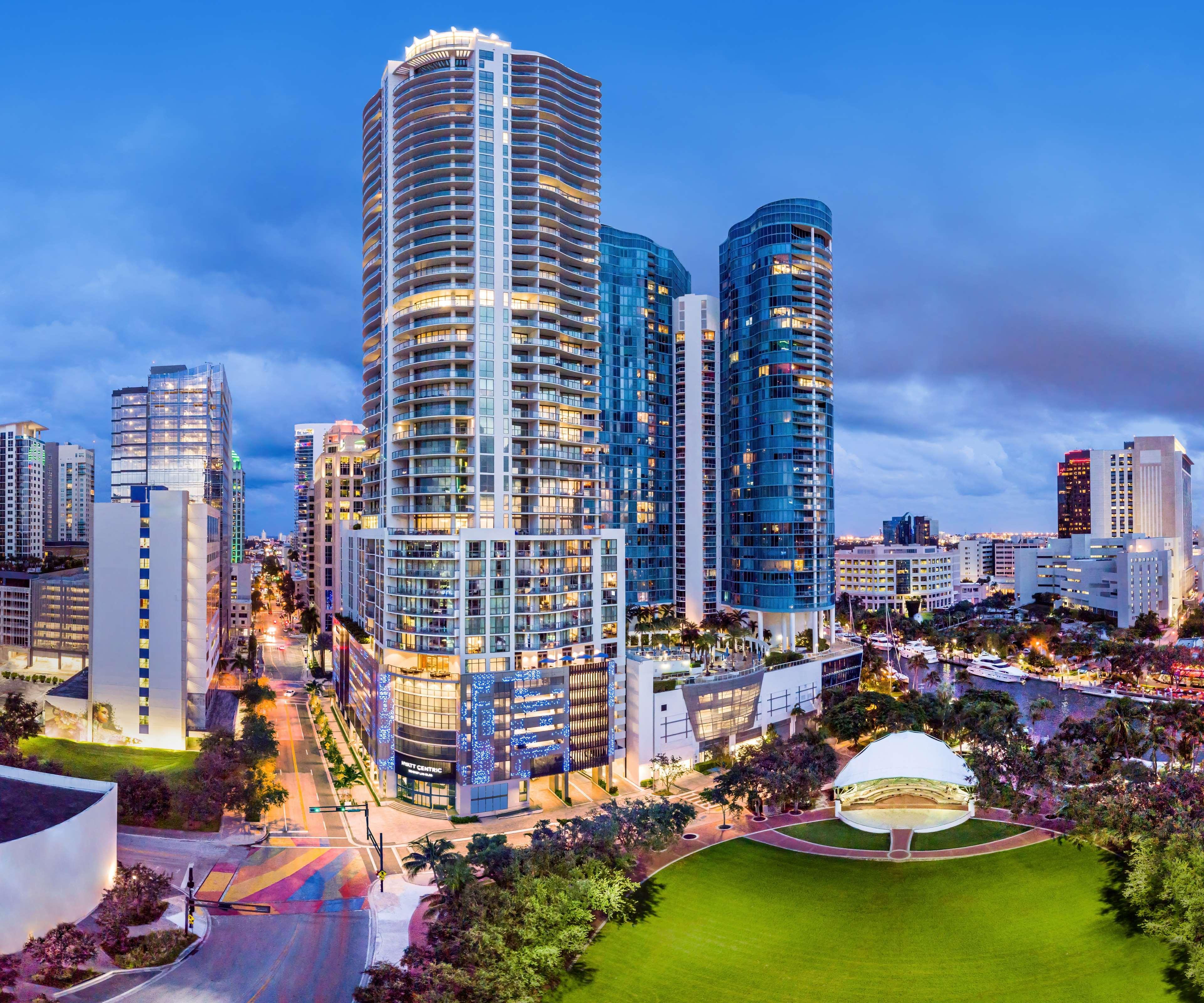 Hyatt Centric Las Olas Fort Lauderdale Hotell Exteriör bild